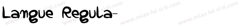 Langue Regula字体转换